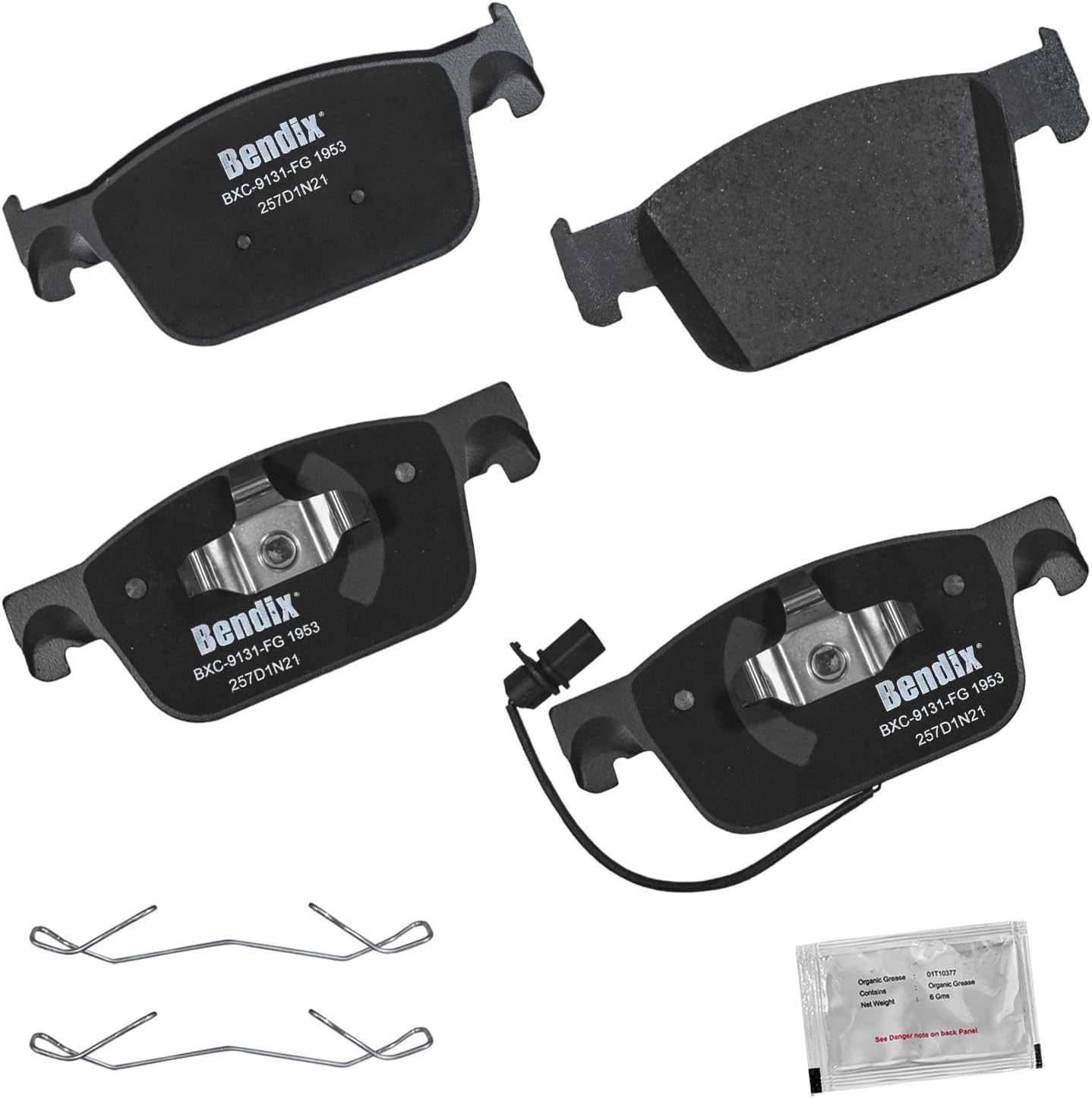 Bendix Priority 1 Ceramic Brake Pads Set For Audi A4 A5 Quattro Enhanced Safety