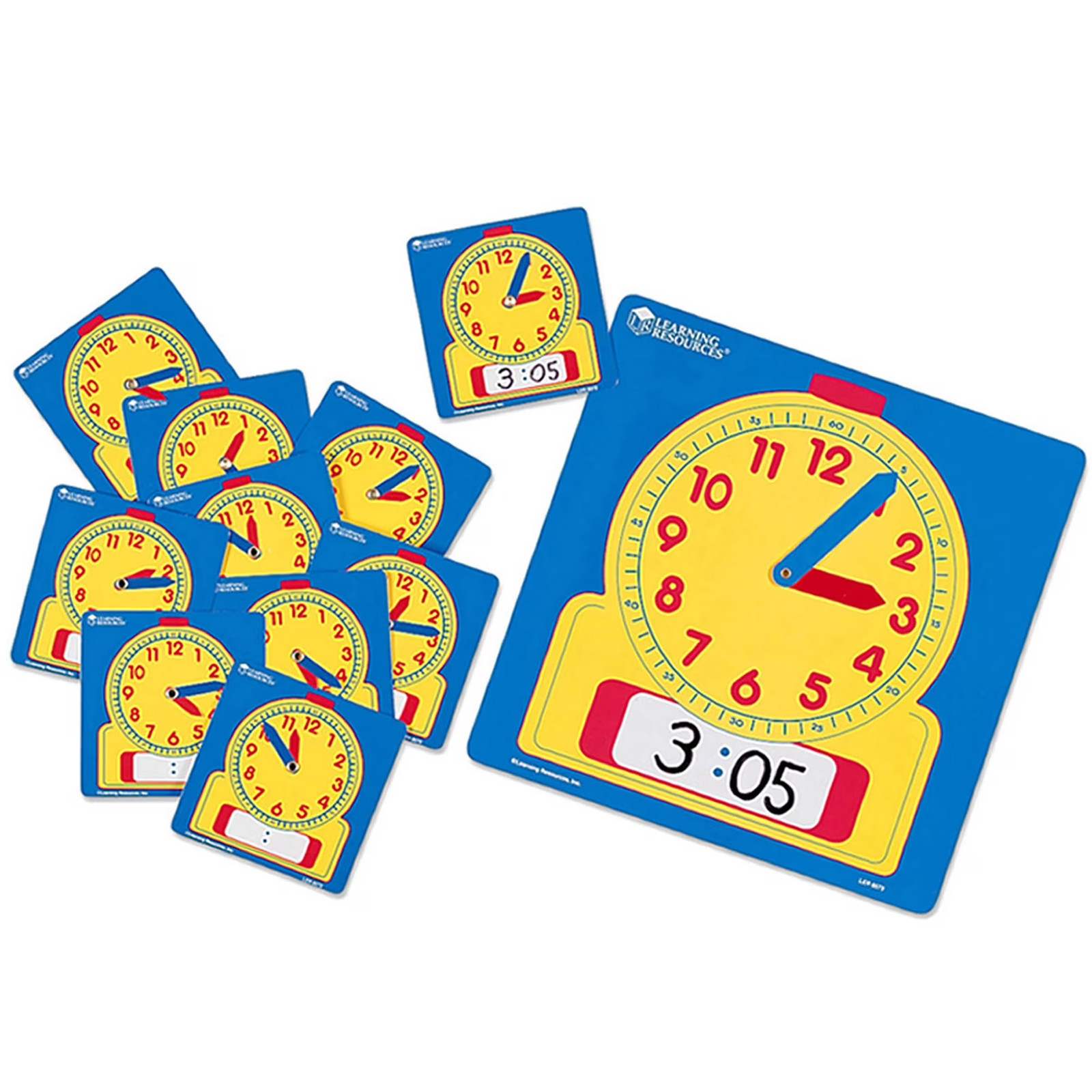 Write – On/Wipe – off Clock Classroom Set, Grades Preschool – 9 (LER0575)