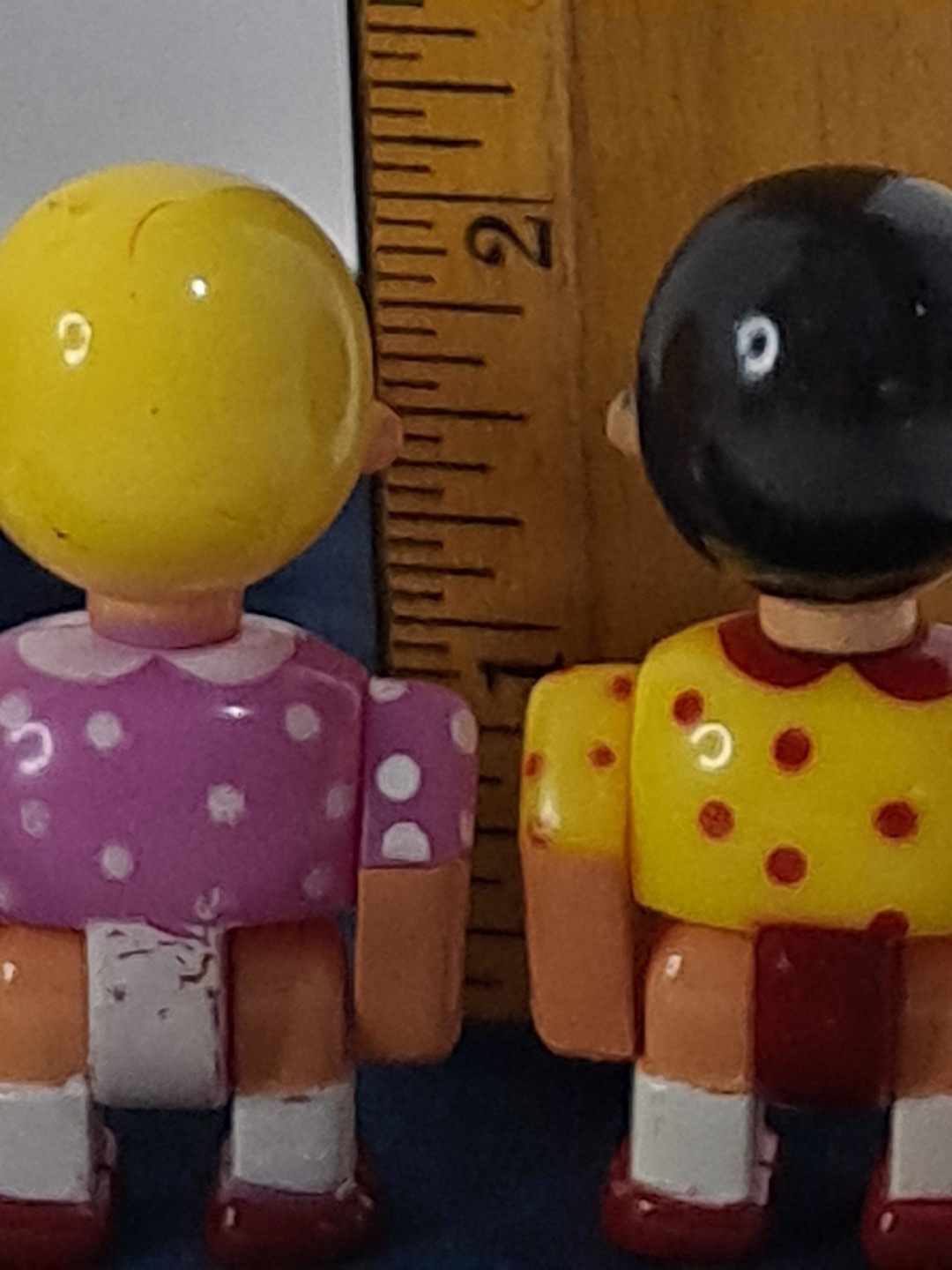 3 Lakeshore learning educational children pvc Jointed Figures Toy