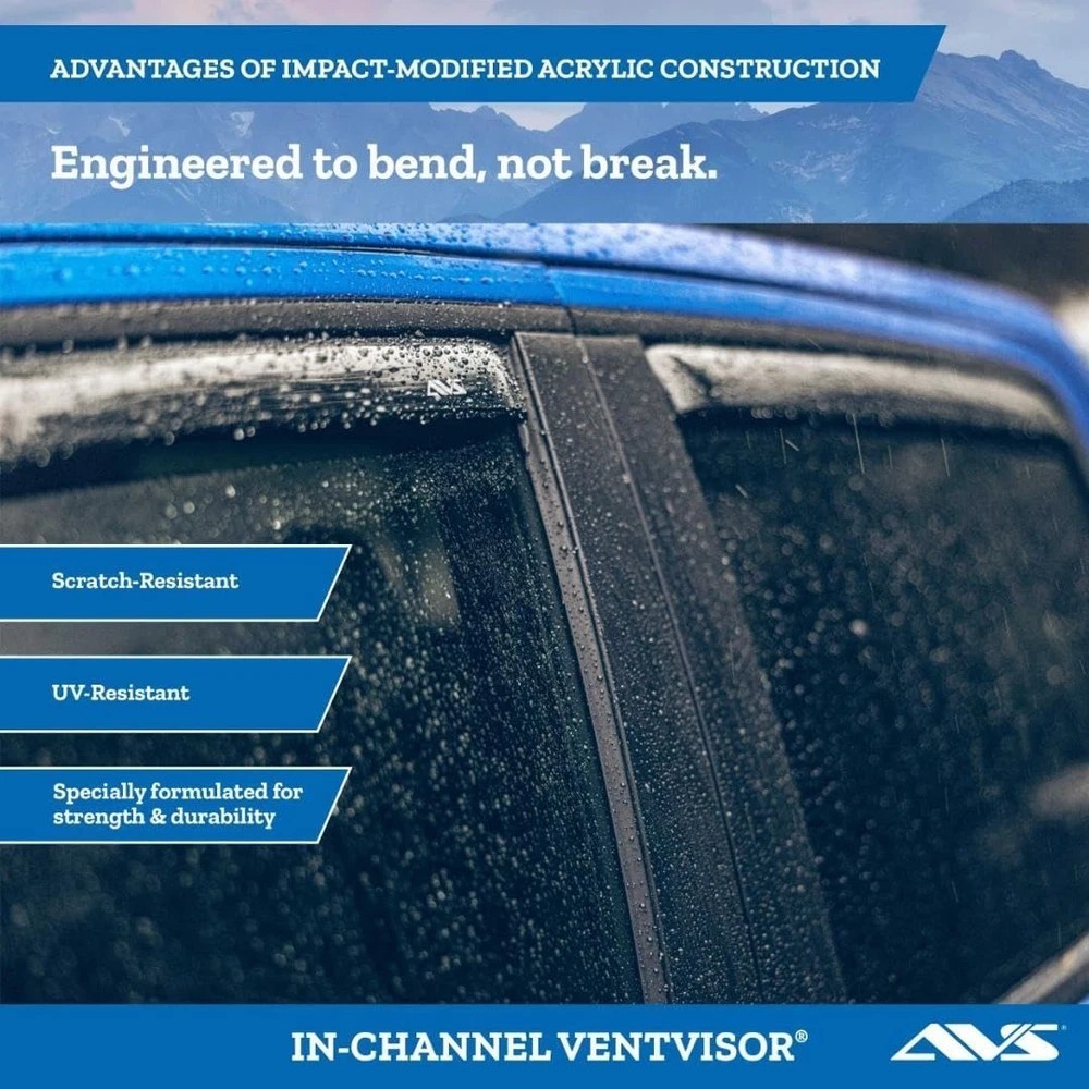 Auto Ventshade [AVS] In-Channel Rain Guards For 2019 – 2025 Chevrolet/GMC