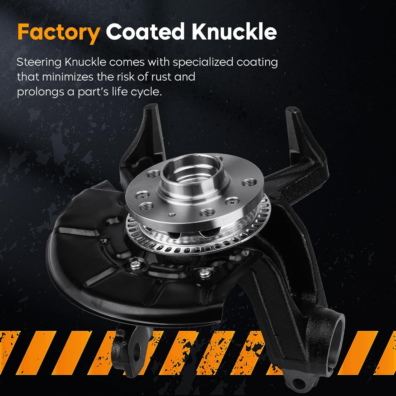 2 x Front Steering Knuckle & Wheel Bearing Hub Assembly Fit for Volkswagen for