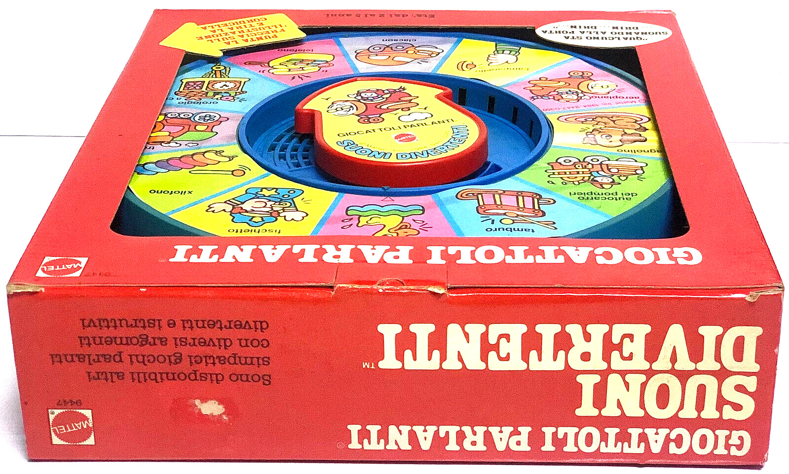 Talking Toys Funny Sounds Working by Mattel 1984 Made in Italy