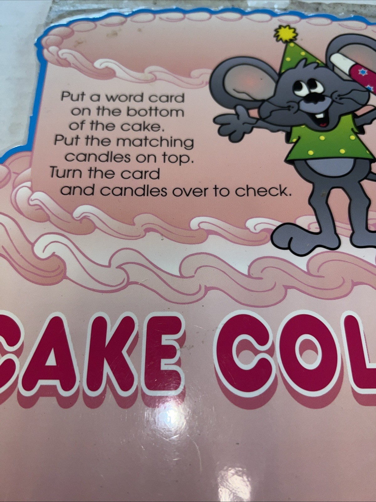 Cake Colors Grades K-1 Color/Color Word Game