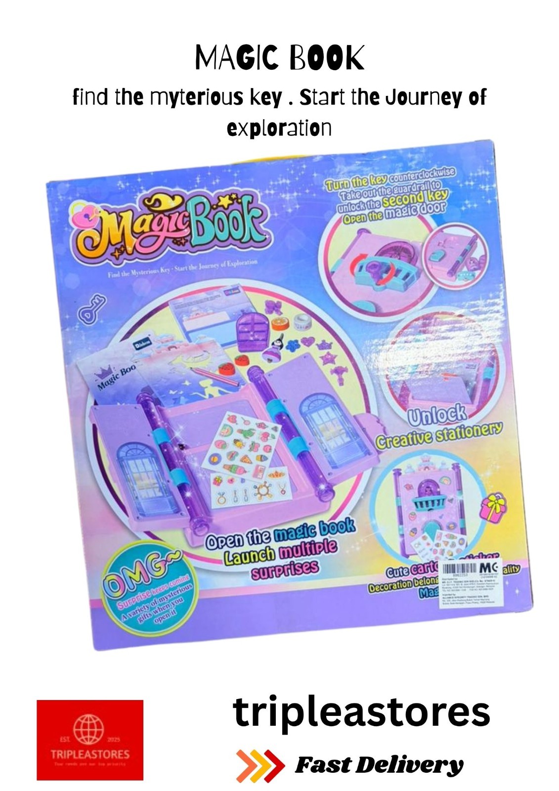 NEW! Magic Book of Games Interactive Pretend-Play Book for Kids – FREE SHIPPING