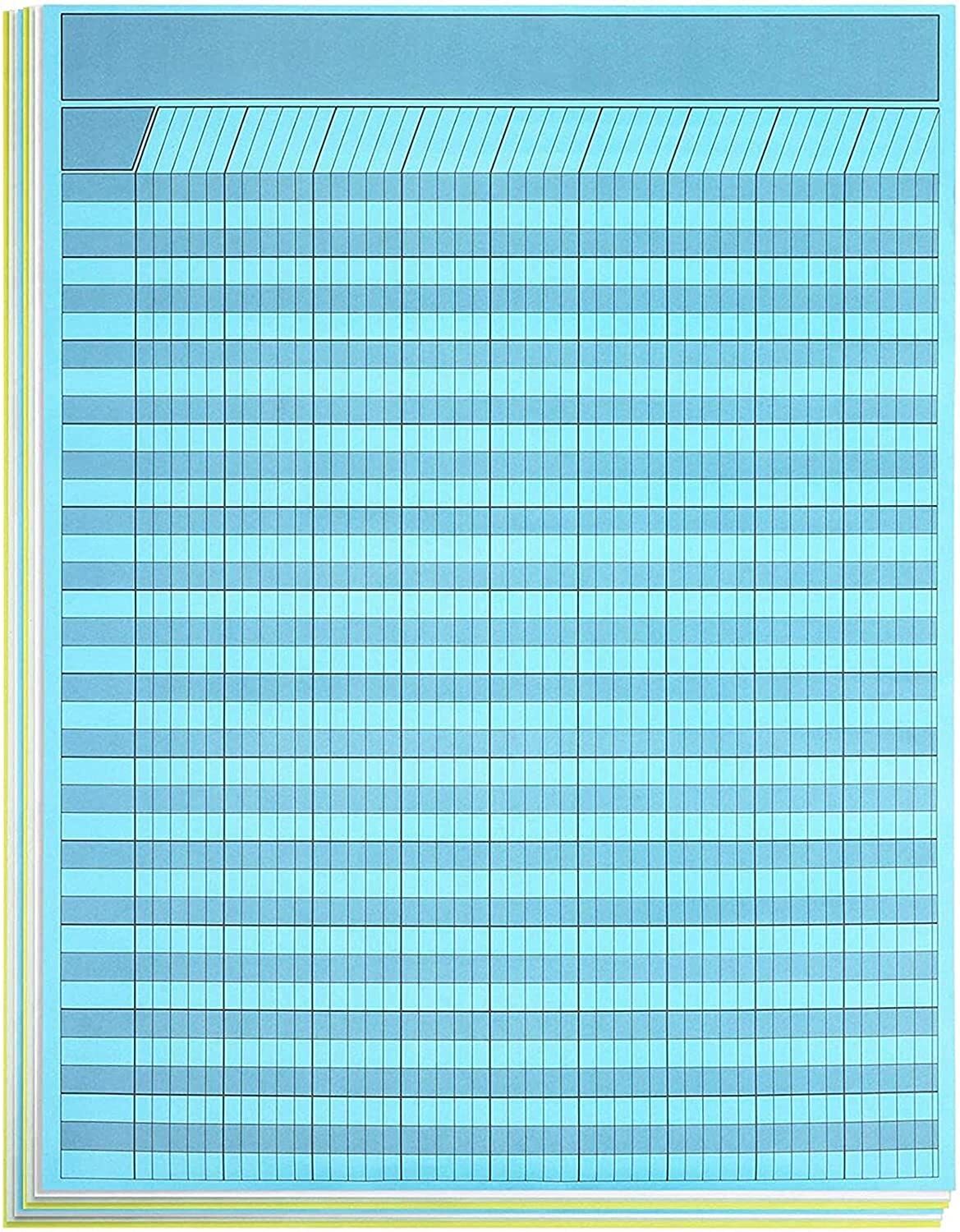 Vertical Incentive Chart for Classroom 16 Sheets kids Chores Reward 17 x 22