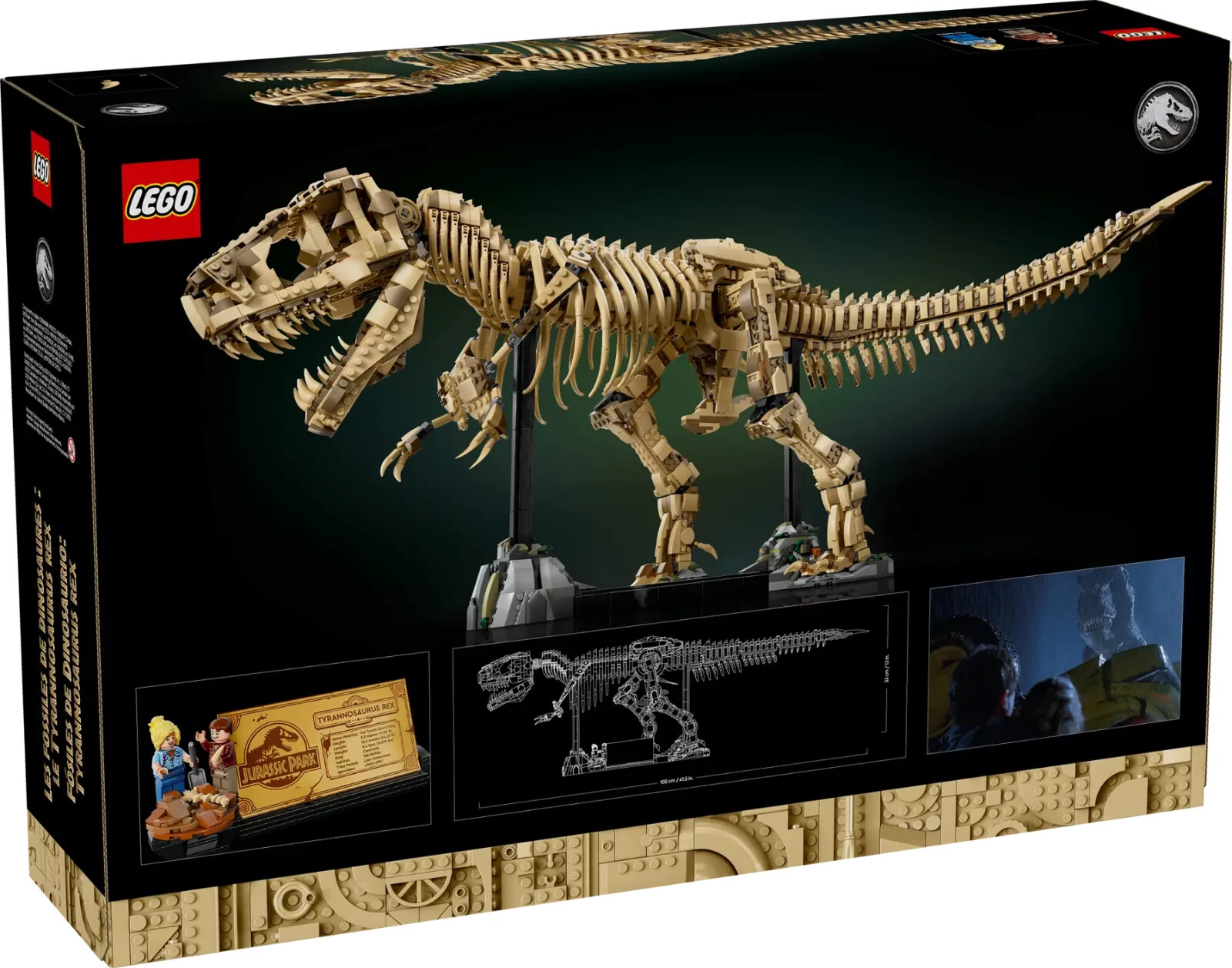 LEGO #76968 Jurassic Park World T-Rex Fossils 3145 Pieces Fast Ship Adults Gift