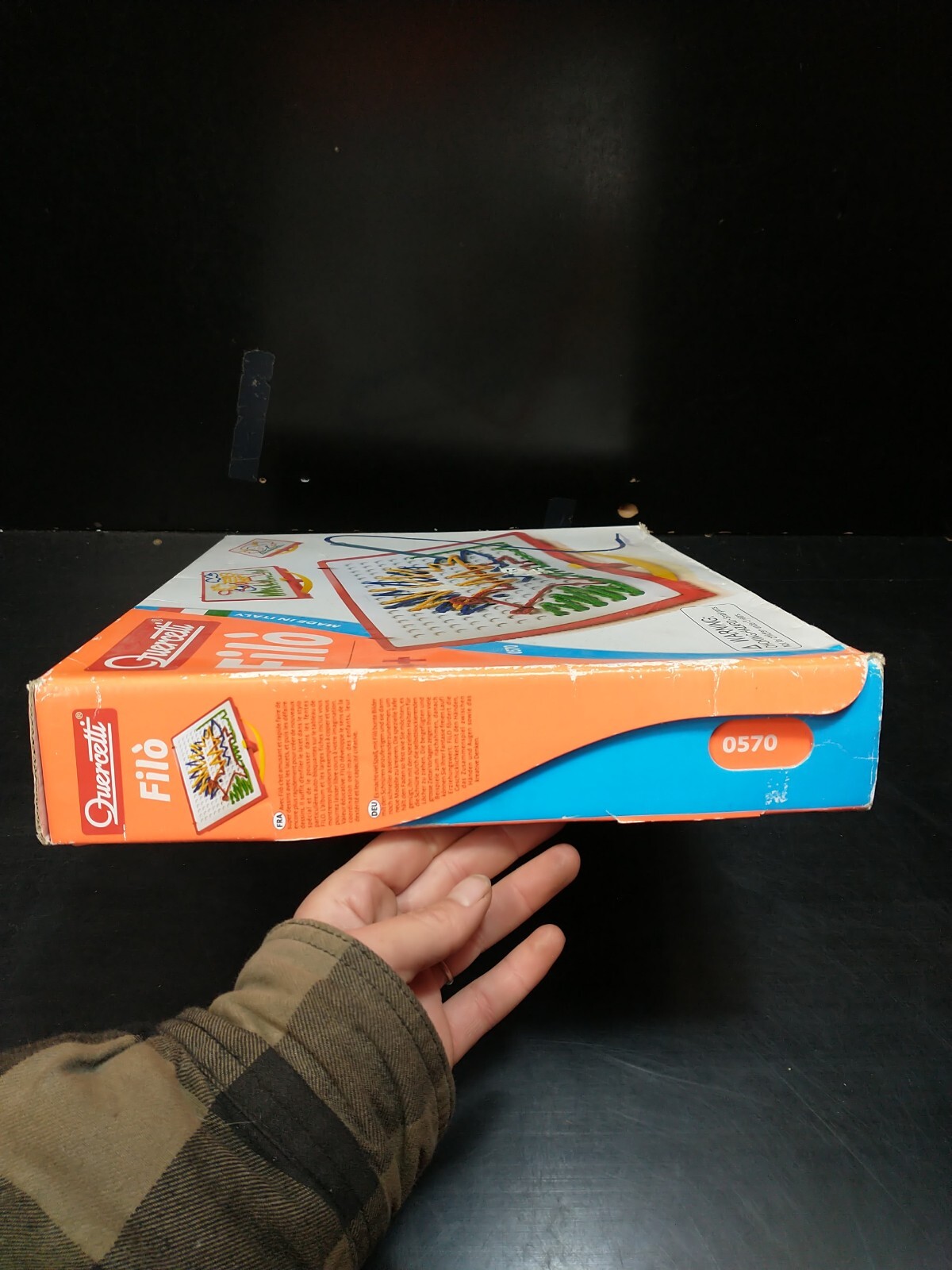 *INCOMPLETE* Quercetti Filo Lacing Board Italy kids Fine Motor Skills 2009 0570