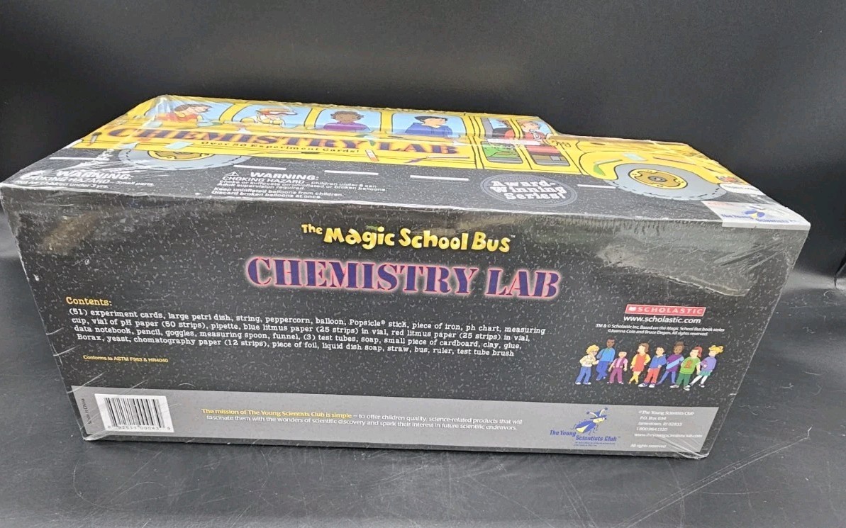 Scholastic-The Magic School Bus Engineering Lab Ages 5+ Young Scientist Club