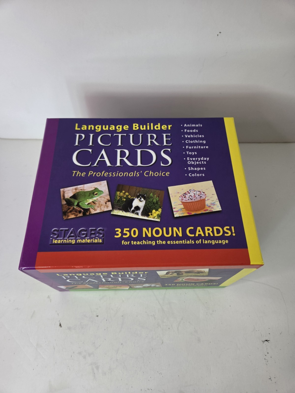 *Incomplete Stages Language Builder Picture Cards ~250 Noun Flash Cards Learning