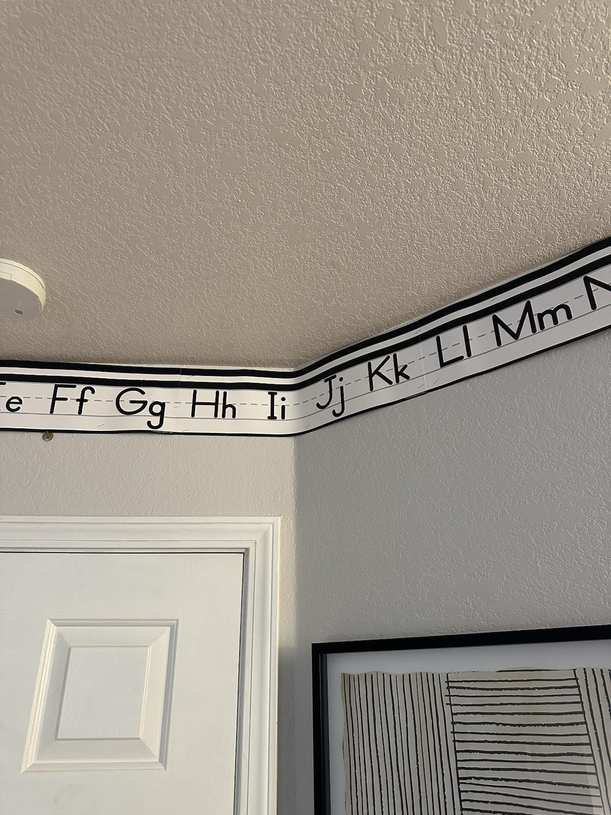 Alphabet Banner Upper & Lower Case Letters, Learning ABCs & Numbers 1-10 (8 pcs)