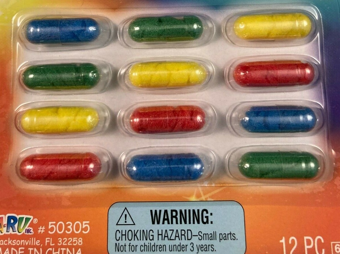 Magic Grow Capsules – 12 Zoo Animals – Soft Expanding Foam