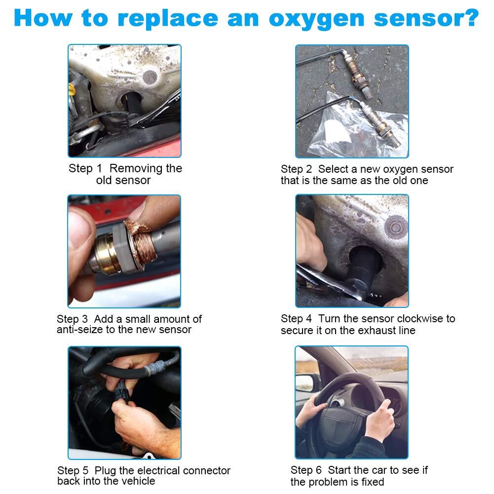 JDMON Compatible with 4Pcs O2 Sensor Oxygen Sensor Chevrolet GMC Silverado 1500,