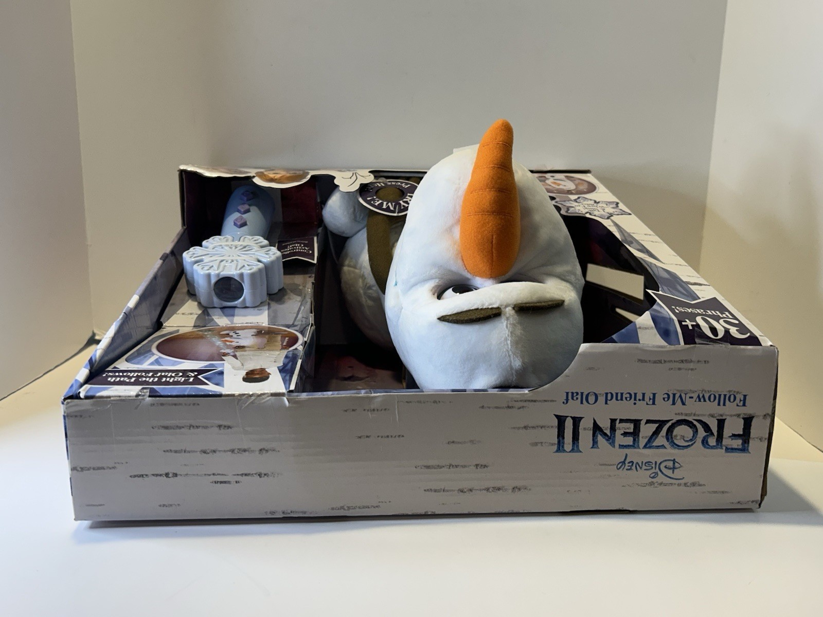Disney Frozen 2 Follow Me Friend Olaf Sings Talks Head Moves – NRFB NIB RARE HTF