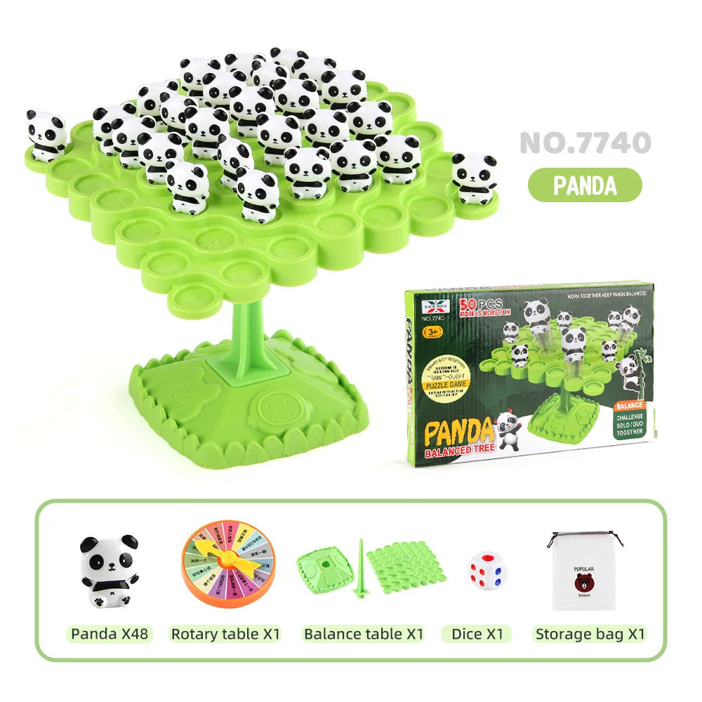 Fun Frog Balance Tree Children Montessori Math Toys Board Game Parent-Child