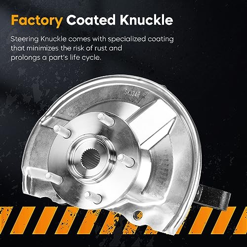 Front Passenger Side Loaded Steering Knuckle & Wheel Front Right Passenger Side