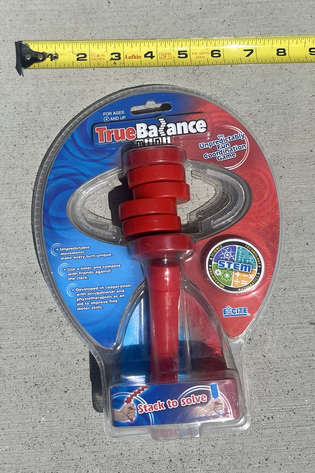 BRAND NEW True Balance Mini Handheld Toy by Excite “STEM” Coordination