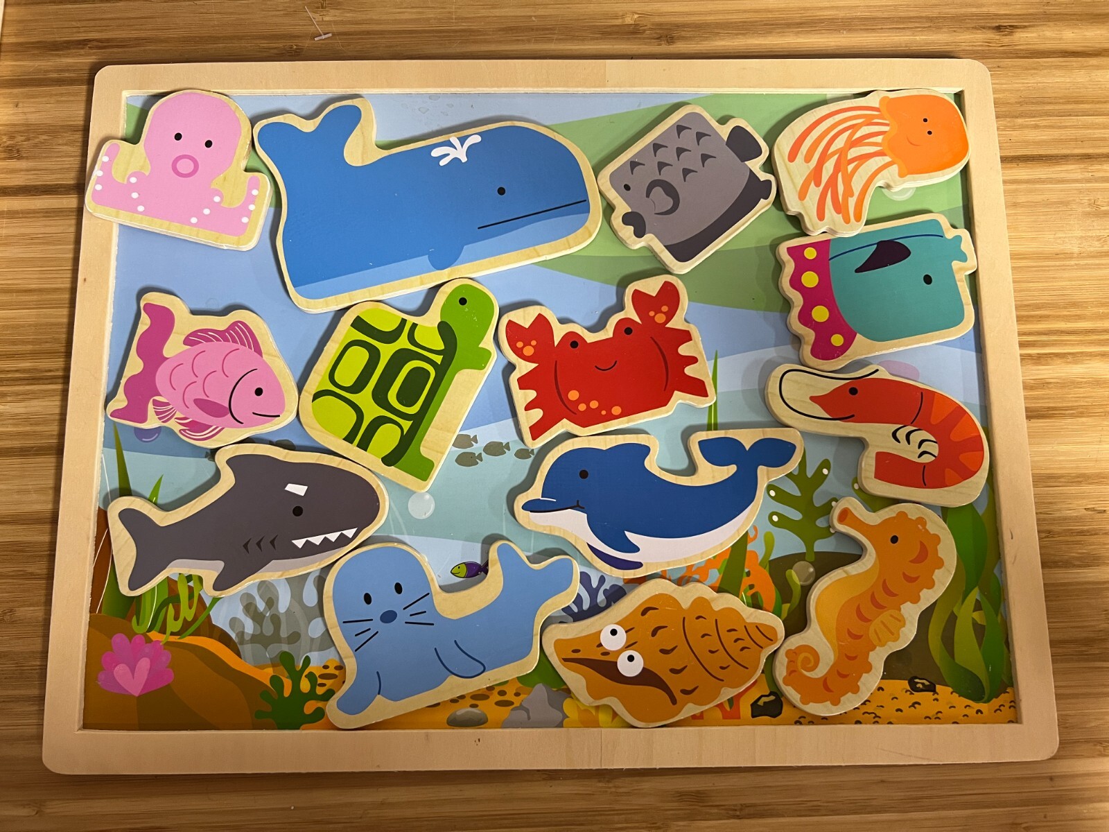 5 ft. 50 PC Dino Puzzle + 2 – 24 pc Wooden Puzzle by Melissa & Doug +