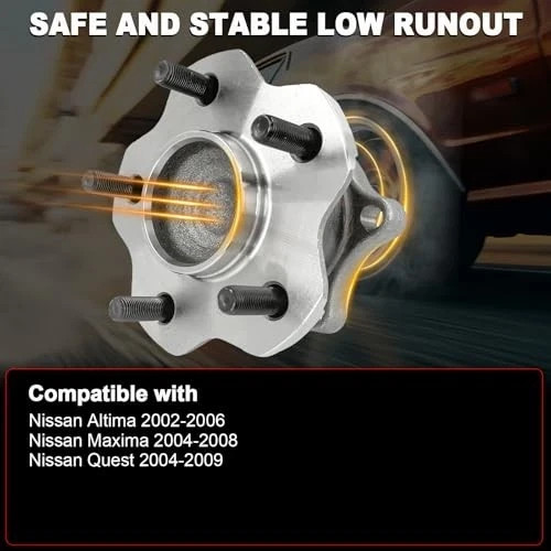 Pair 513257 Front Wheel Bearing Hub Assembly Compatible with Toyota RAV4