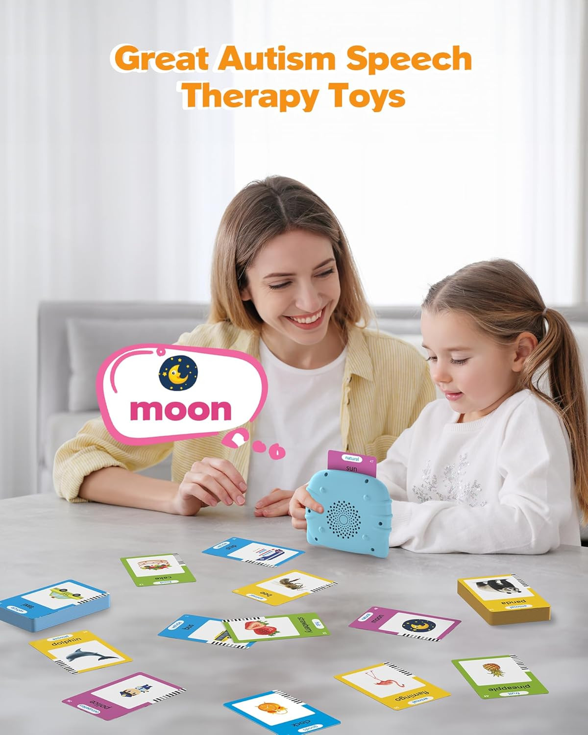 Talking Flash Cards for Toddler 1 2 3 4 Year Olds, Language Learning