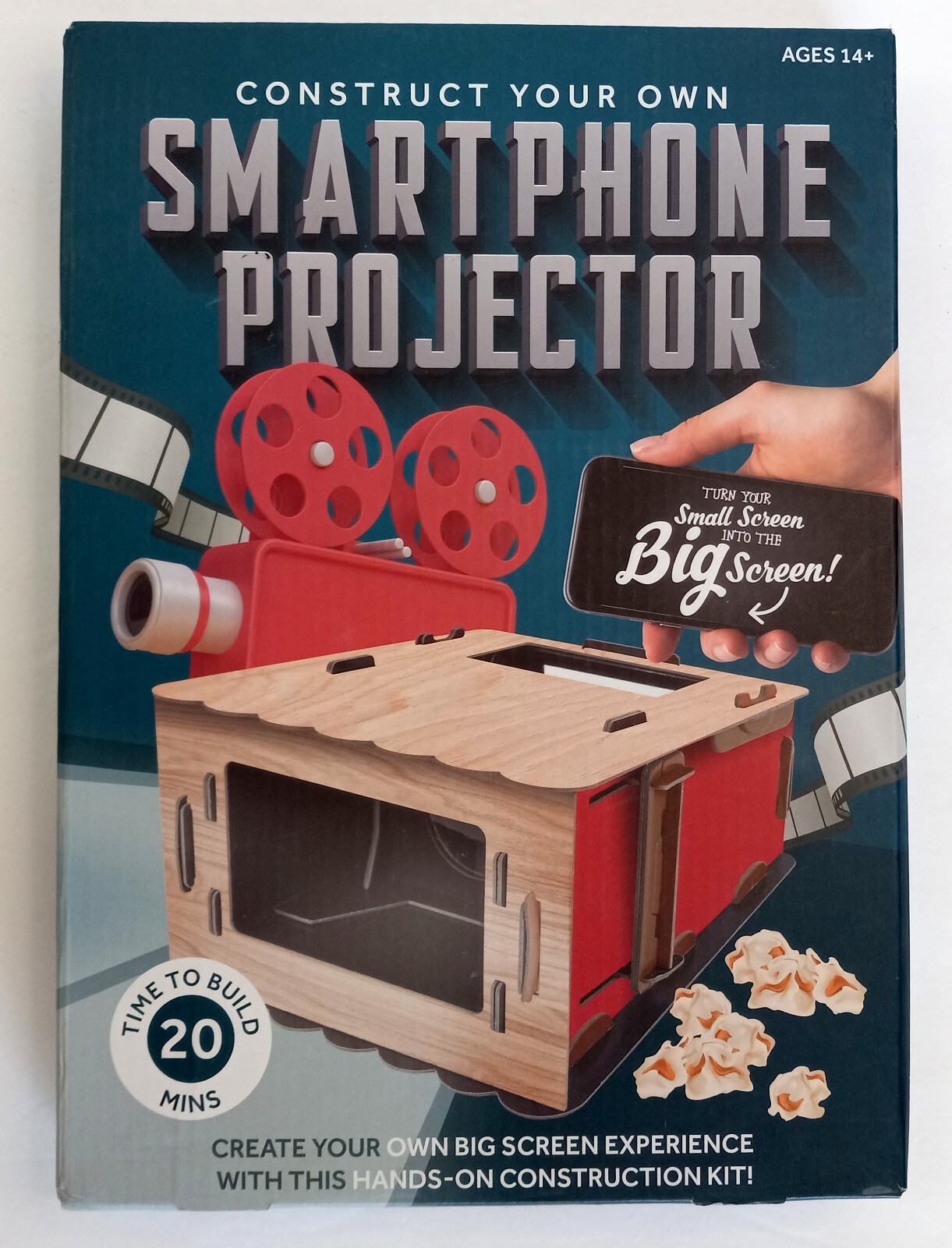 SmartPhone Projector Professor Puzzle B200 Cardboard Build Your Own open box