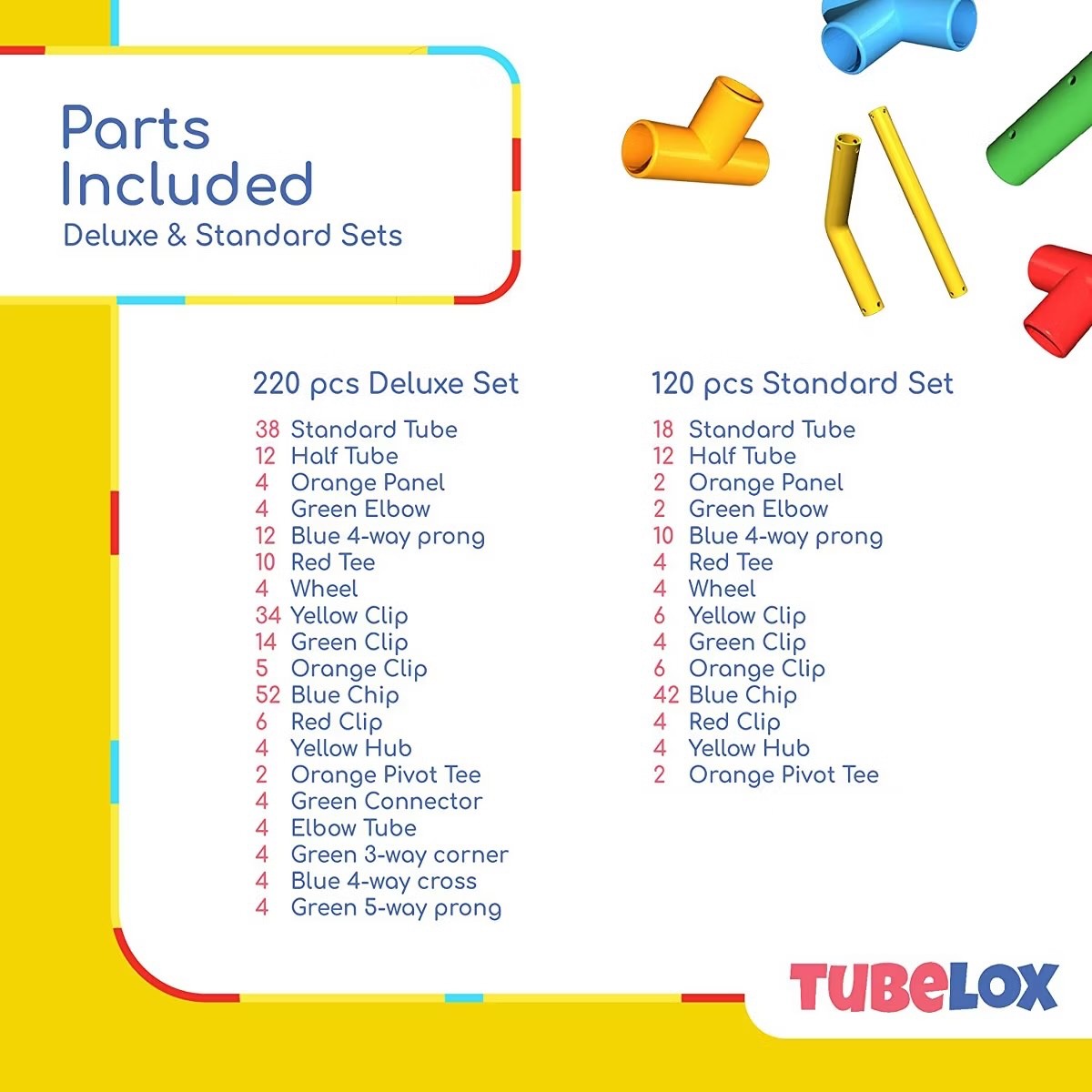 Tubelox 220 Piece Deluxe Set