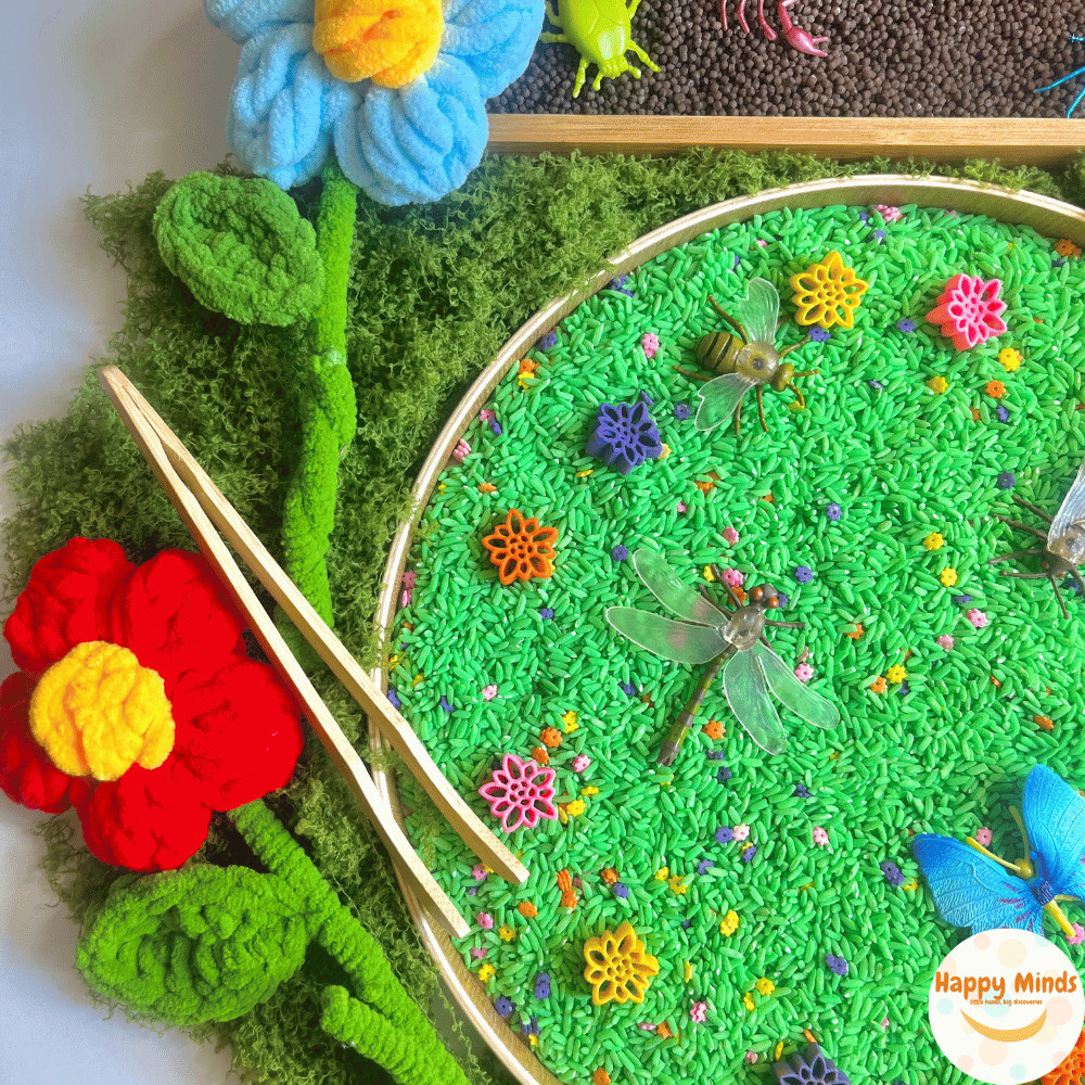 Garden of Flowers Sensory Bin (4 cups) | Spring Sensory Bin, PretendSensory Play