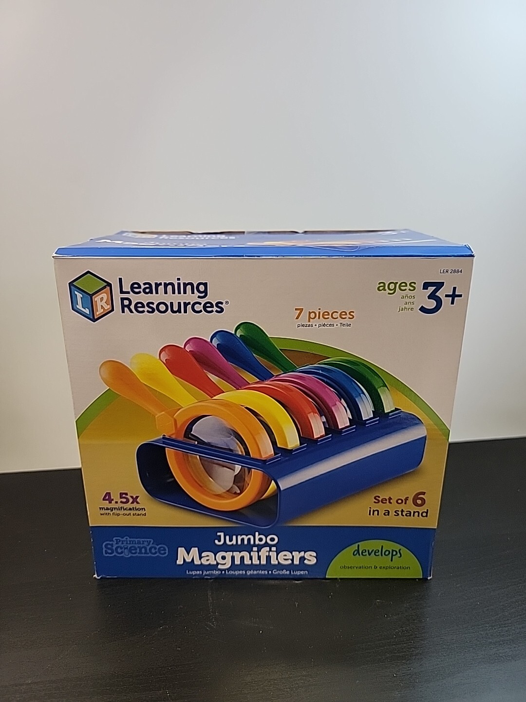 Learning Resources Jumbo Magnifiers Primary Science 7 Pc #2884