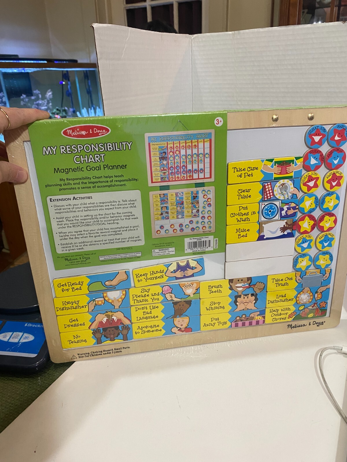 MELISSA & DOUG MY RESPONSIBILITY CHART WEEKLY GOALS & RESPONSIBILITY FOR KIDS