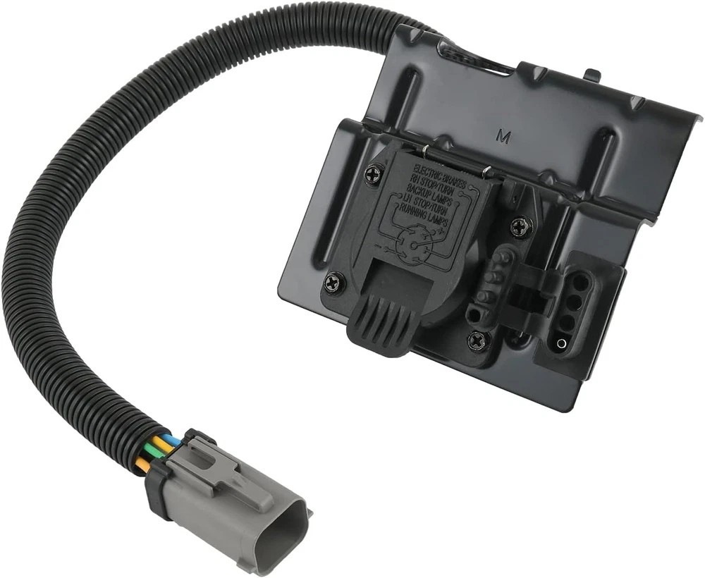 4 & 7 Pin Trailer Tow Wiring Harness Plug Compatible with 1999-2001 Ford F250 F3