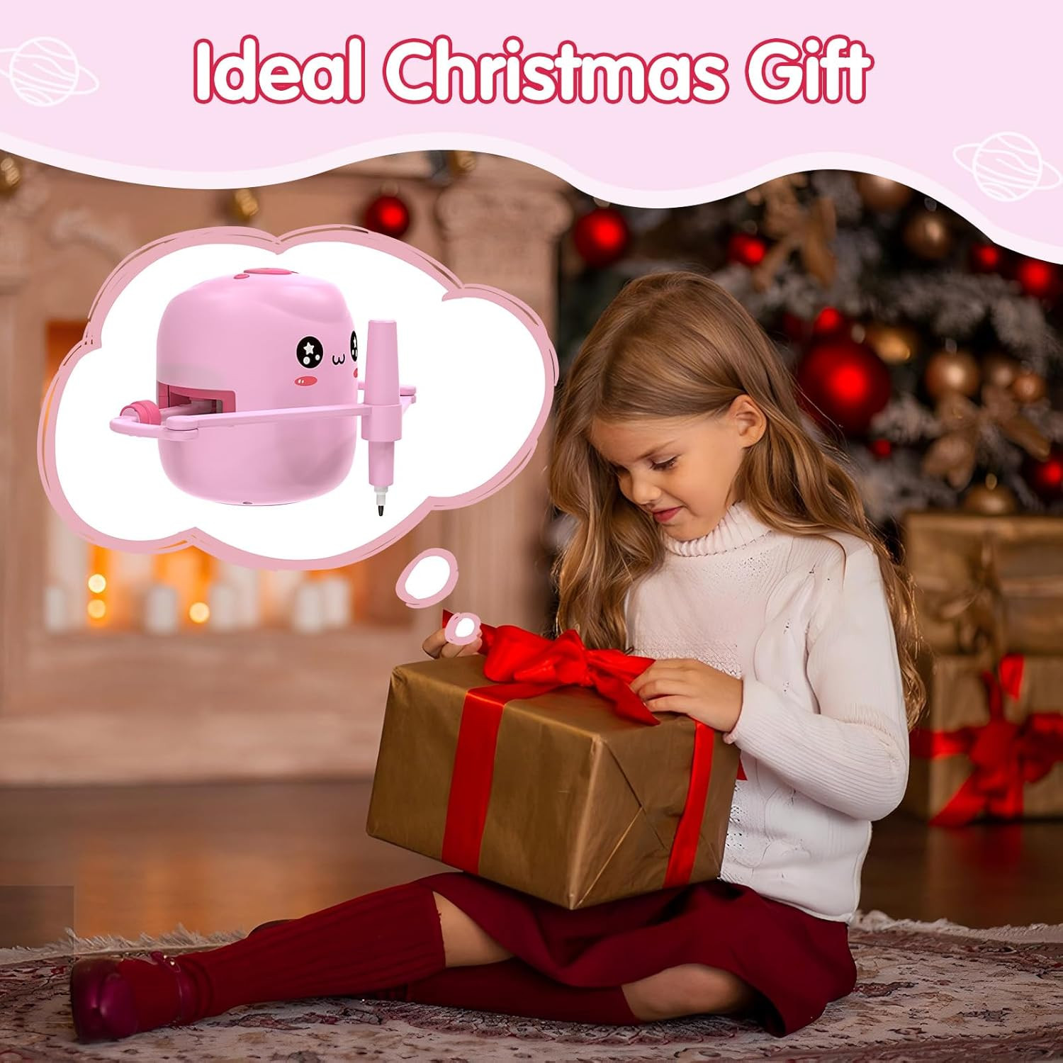 Drawing Robot for Kids, Interactive Educational Drawing Robot with Voice Interac