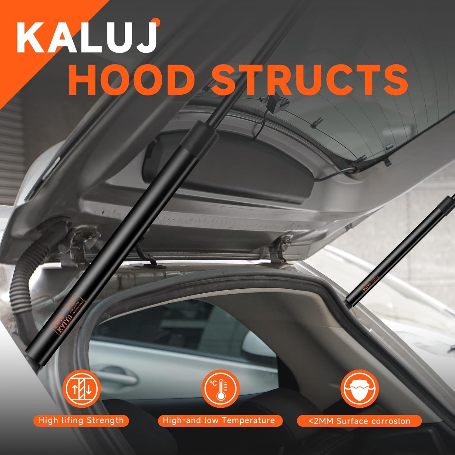Trunk Struts, Rear Hatch Strut Replacement Lift Support Shocks Compatible with L