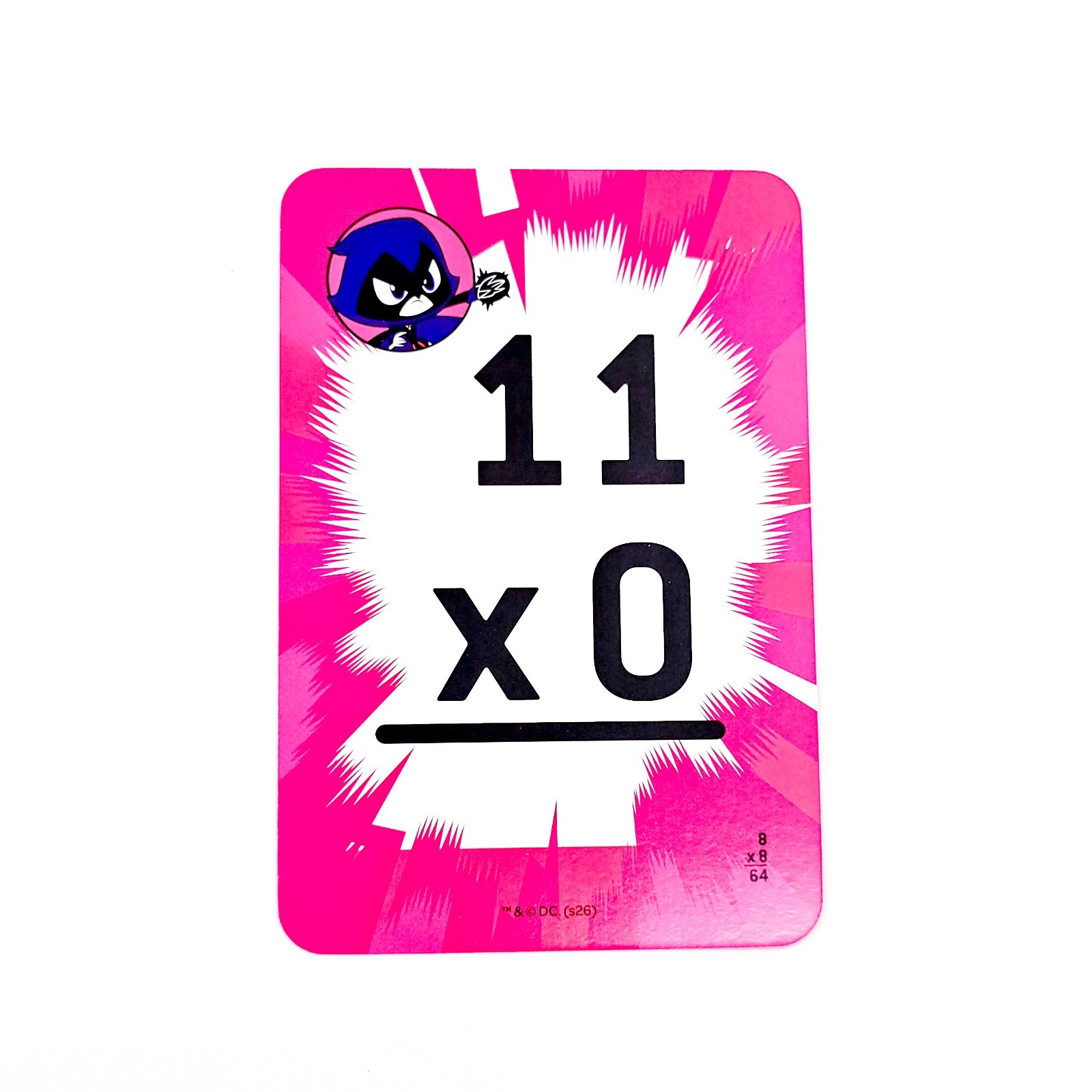 Teen Titans Go Multiplication Flash Cards 36 Count Childrens NEW DC Bendon