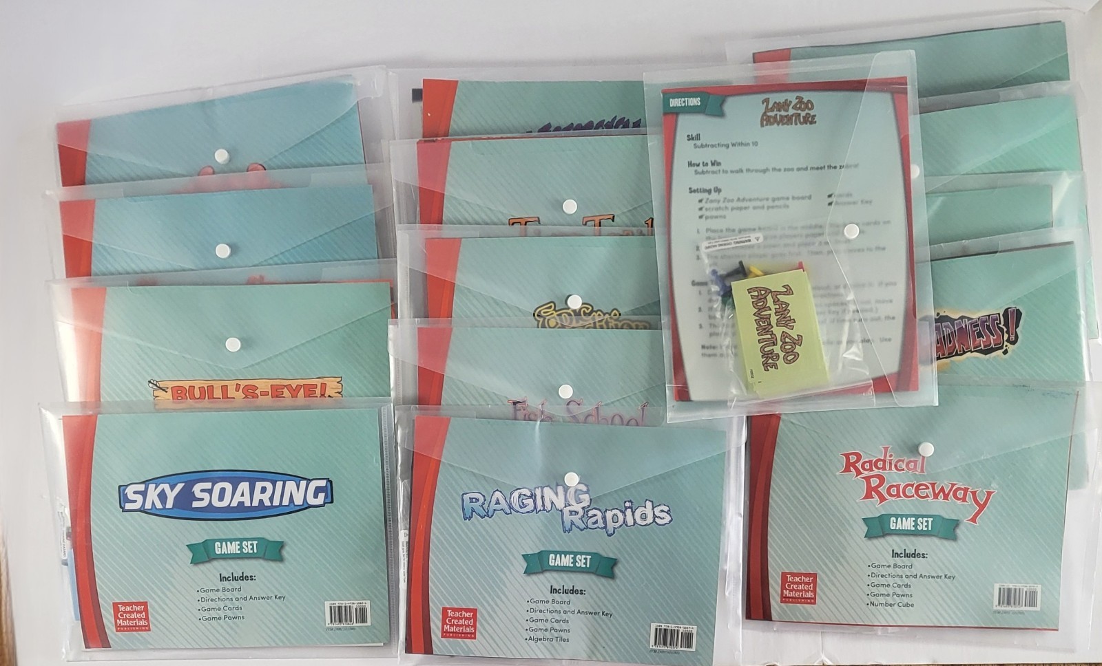 Teacher Created Materials: 15 Used Game Sets For Homeschool & Classroom