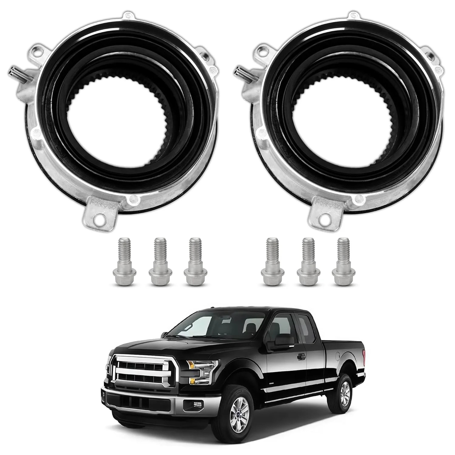 2Pcs 4×4 4WD Actuator Auto Locking Hub Actuator Compatible with Ford F150 F-150