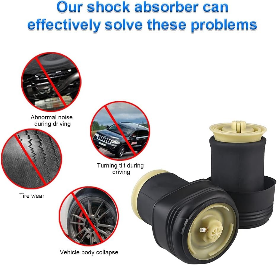 JDMON Replacement for Rear Air Spring kit Suspension Bags Compatible with BMW X5