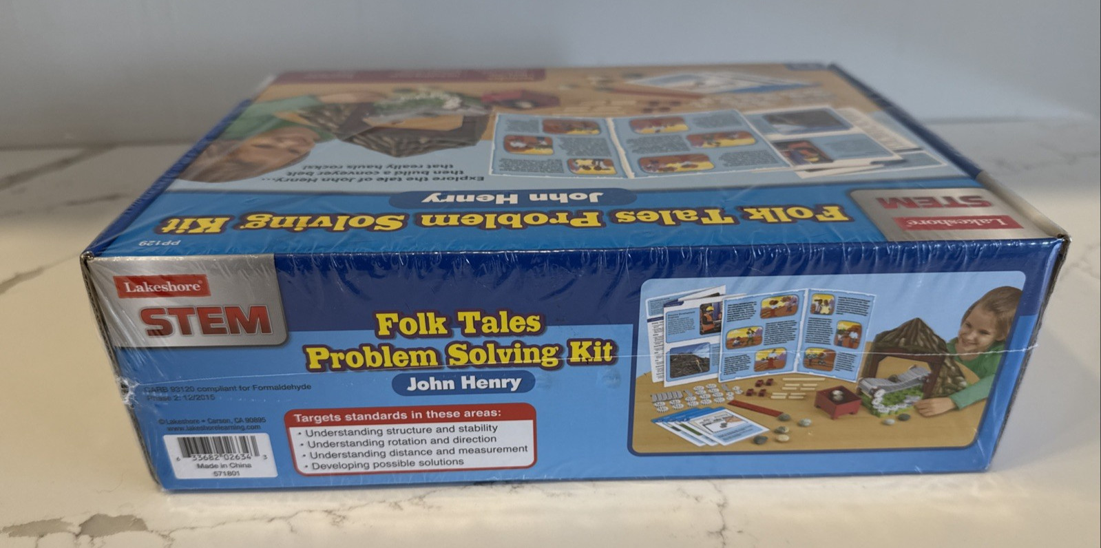 Lakeshore STEM Famous Inventors Problem Solving Kit John Henry NEW SEALED