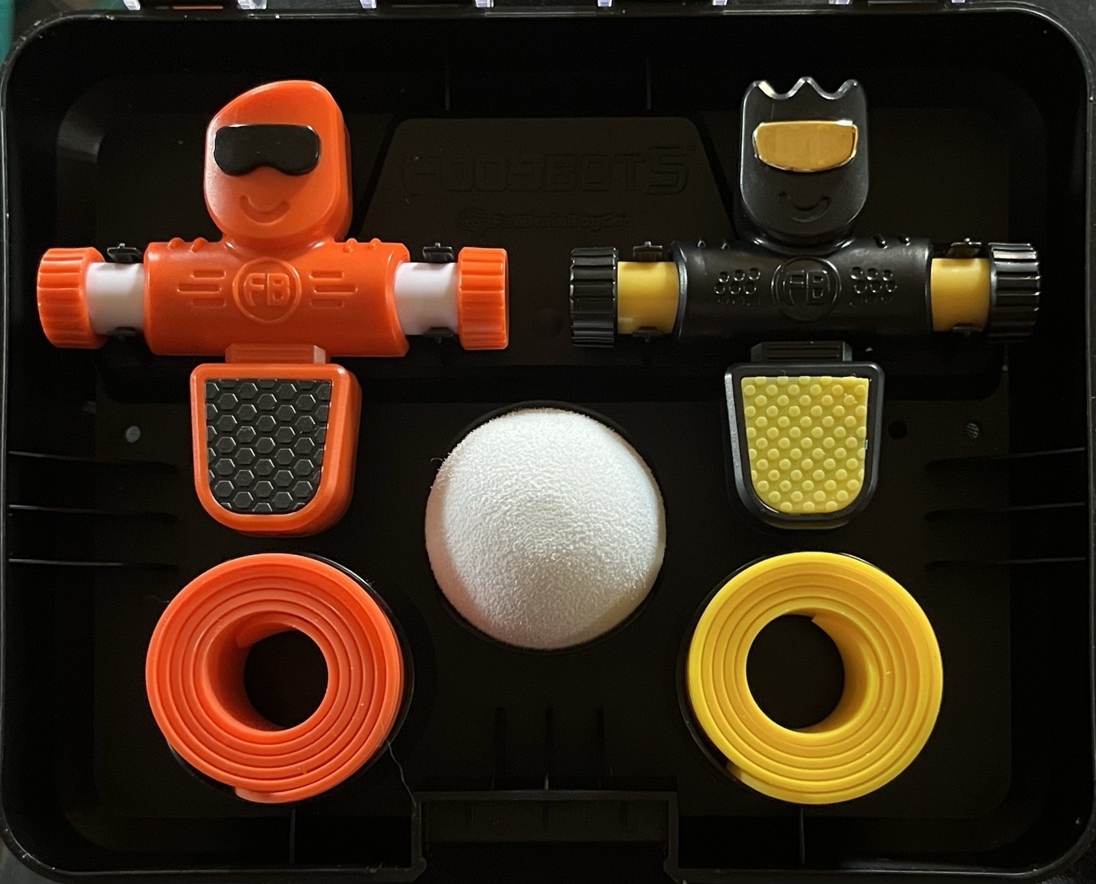 Foosbots – Set Of 2 Foosbots With Silicone Goal Lines & Ball. 2023 Model.