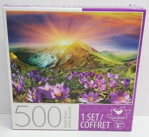 CARDINAL 500 PIECE PUZZLE JIGSAW SET NATIONAL PARK LITTLE ROCK OLD MILL LAKE