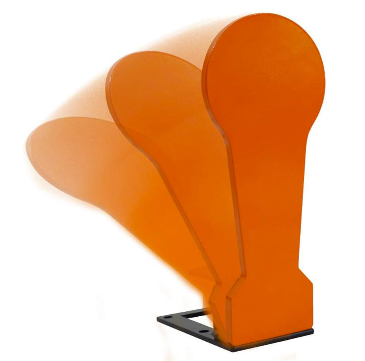 Highwild 3/8″ AR500 12″ Classic Popper Steel Shooting Target – Auto Reset