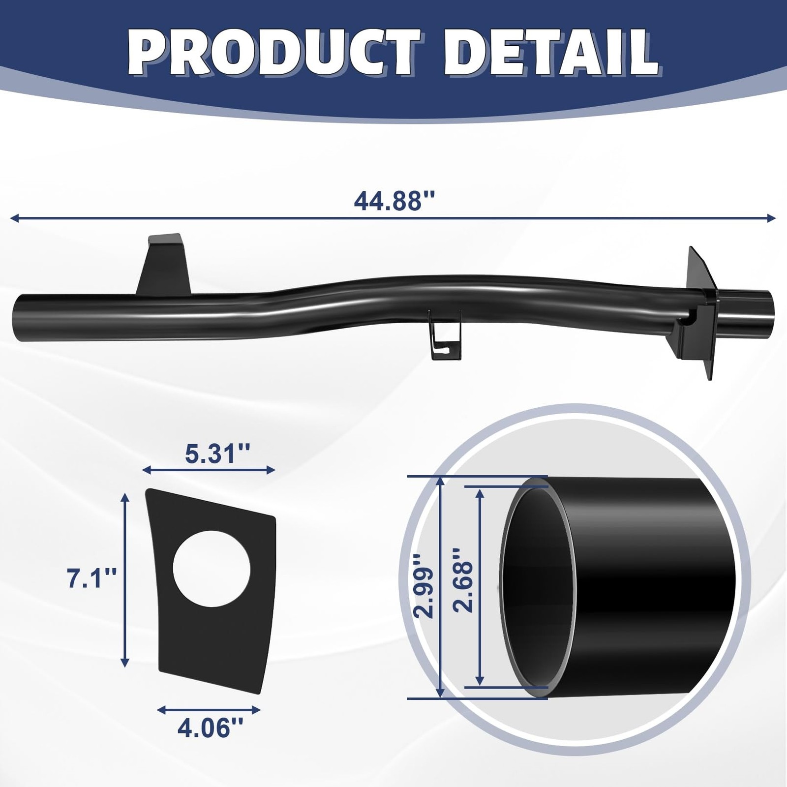 Rear Upper Shock Mount Crossmember Compatible with 2007-2014 Chevy Silverado …