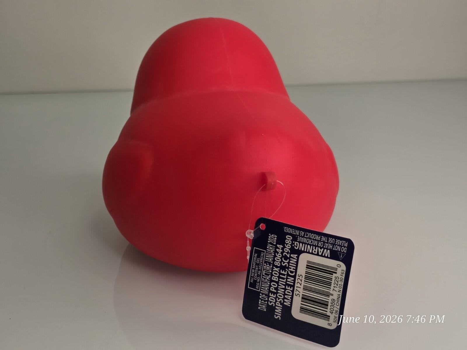 Sunny Days Jumbo Red Squishy Duck Stress Toy New Sealed
