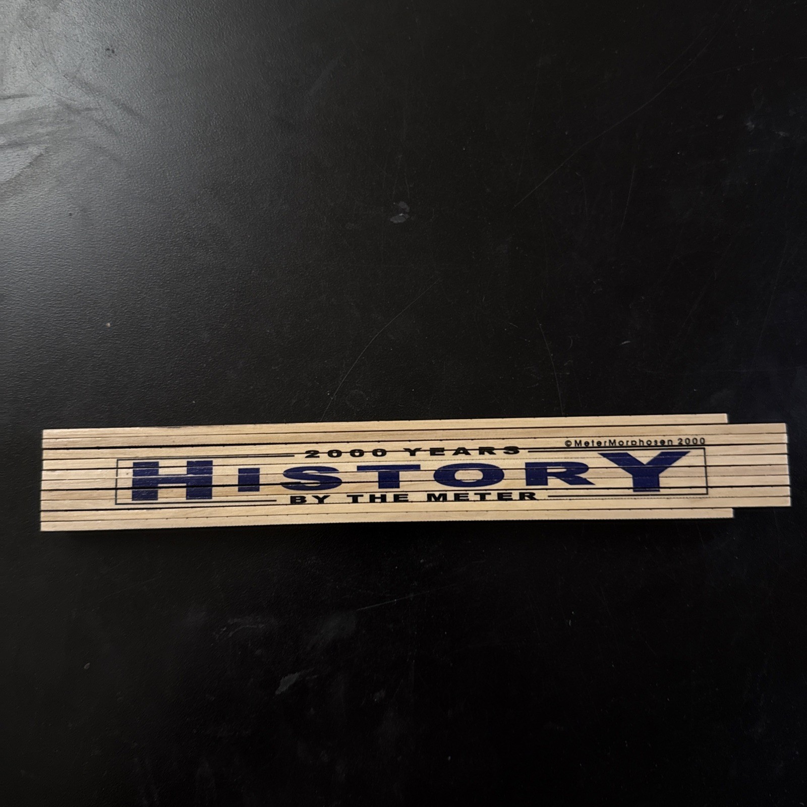 2000 Years By the Meter History Folding Ruler Metermorphosen Teaching Tool NICE