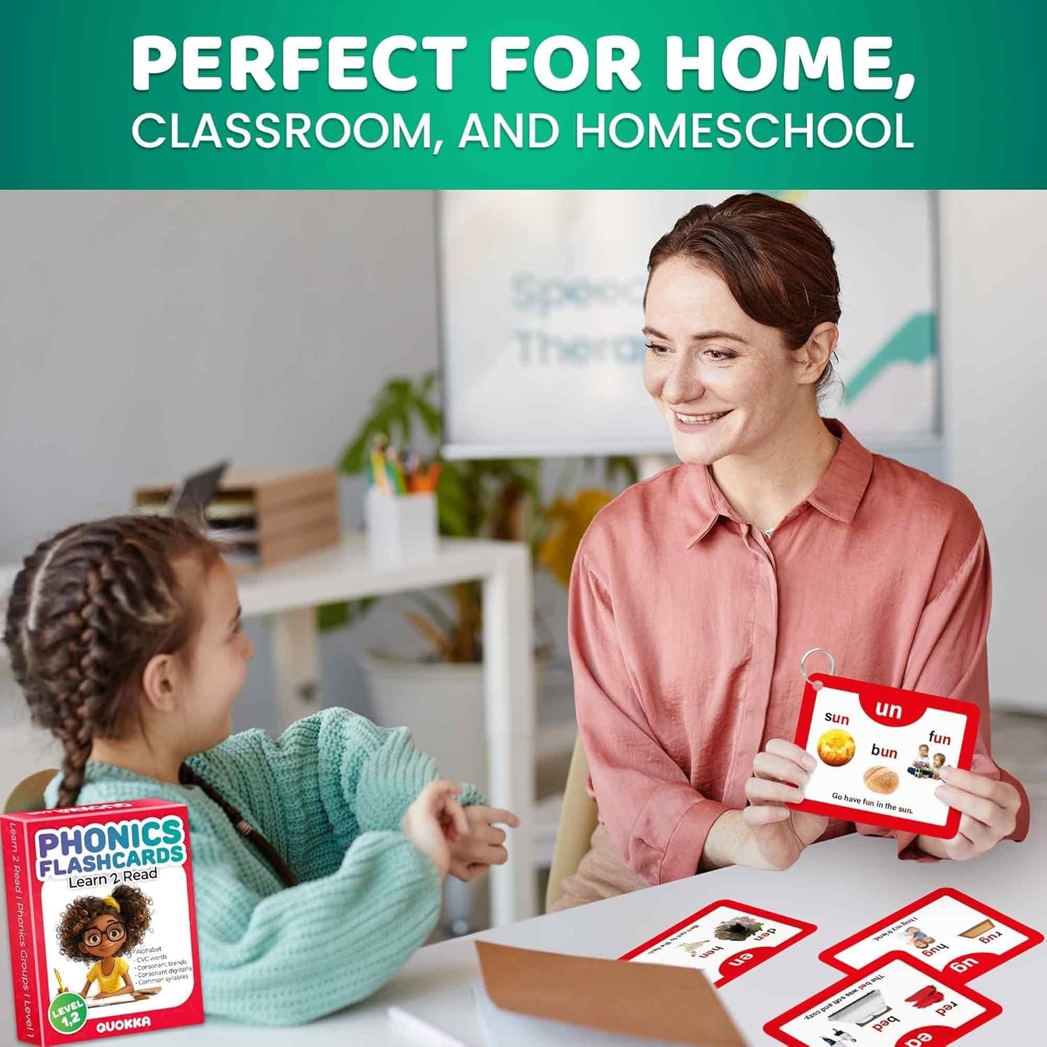 High-Quality CVC Flash Cards for Kids – Foster Early Reading Skills (52 Cards)
