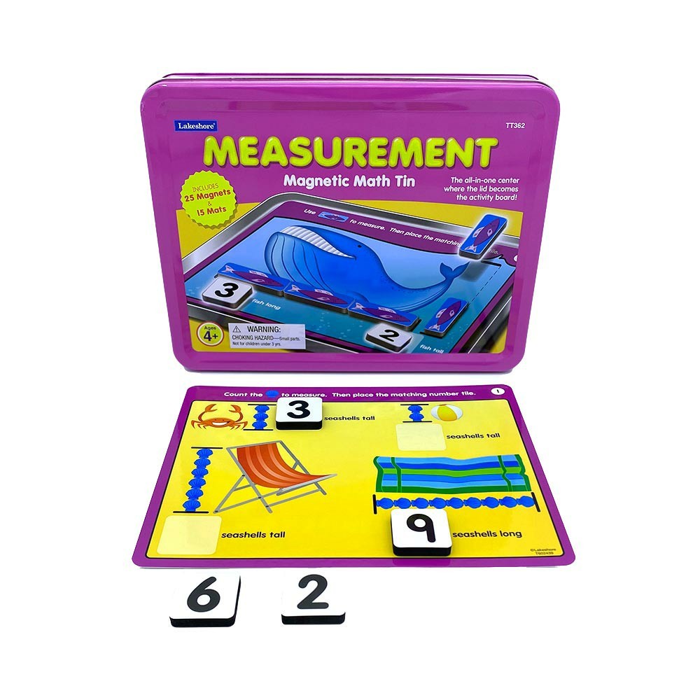 Lakeshore Learning Measurement Magnetic Activity Tin Math Center TT362 SEALED