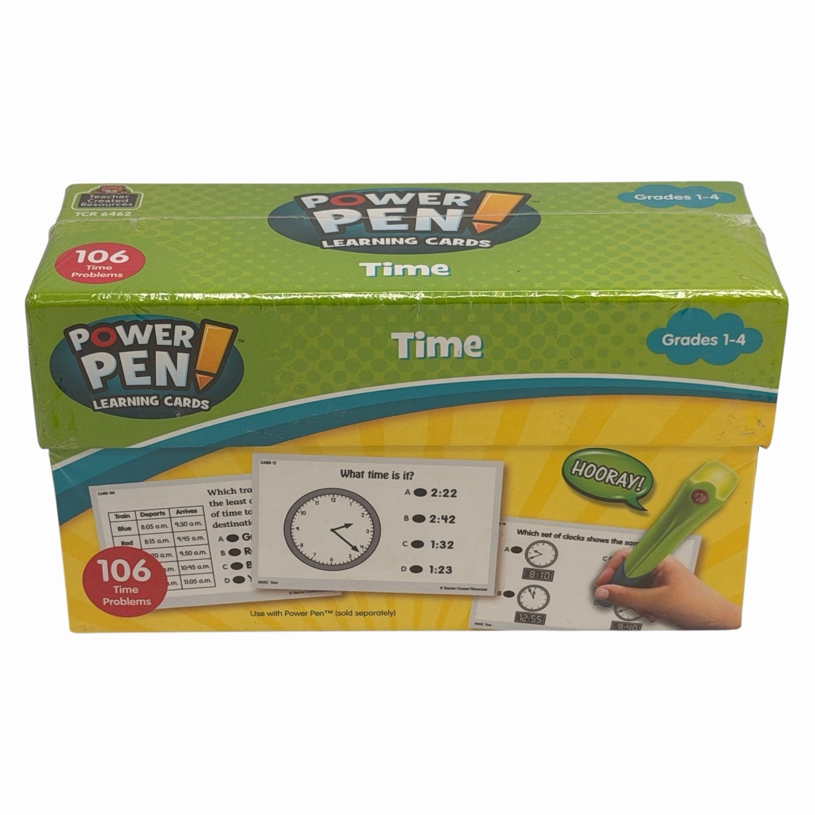 Power Pen Learning Cards Numbers Lot of 5 Time Division Place Value Mult & Fract
