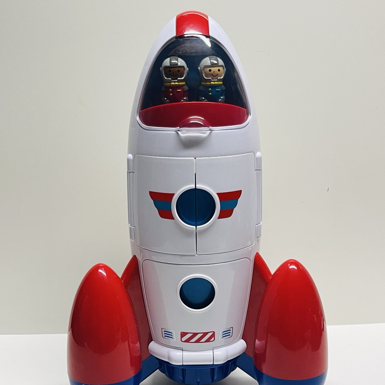 Lakeshore Learn & Play Explore Rocket Space Ship Toy w/ 2 Astronauts And Rover