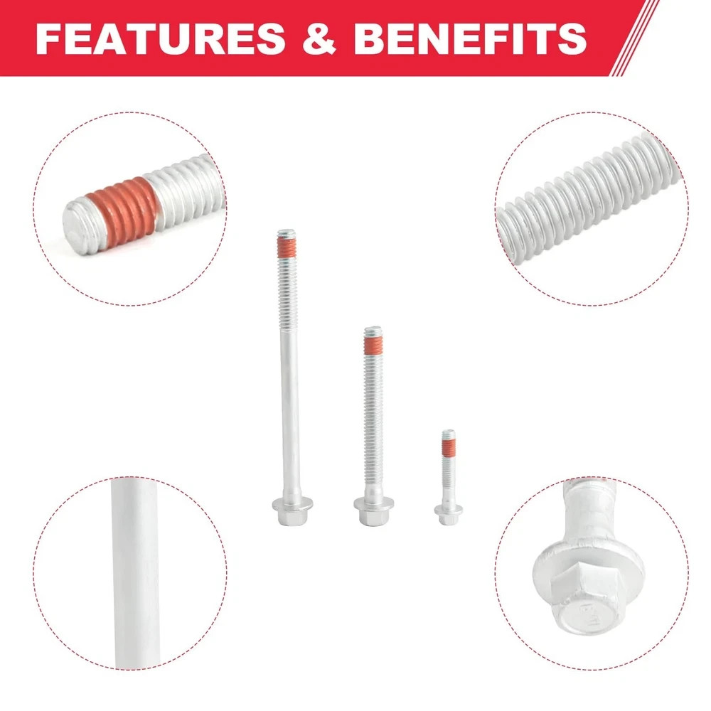 Cylinder Head Bolts Set For Chevy Silverado Sierra Yukon ES72173