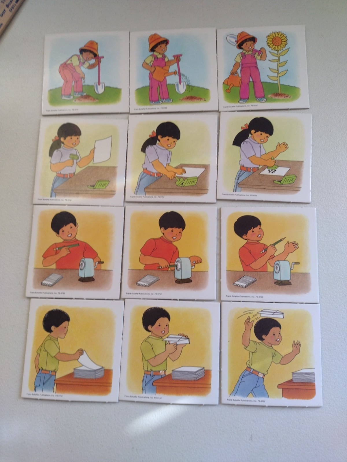 Frank Schaffer 3-Scene Sequencing Cards 16 Sets FS-3752 1998 complete Ages 3-6