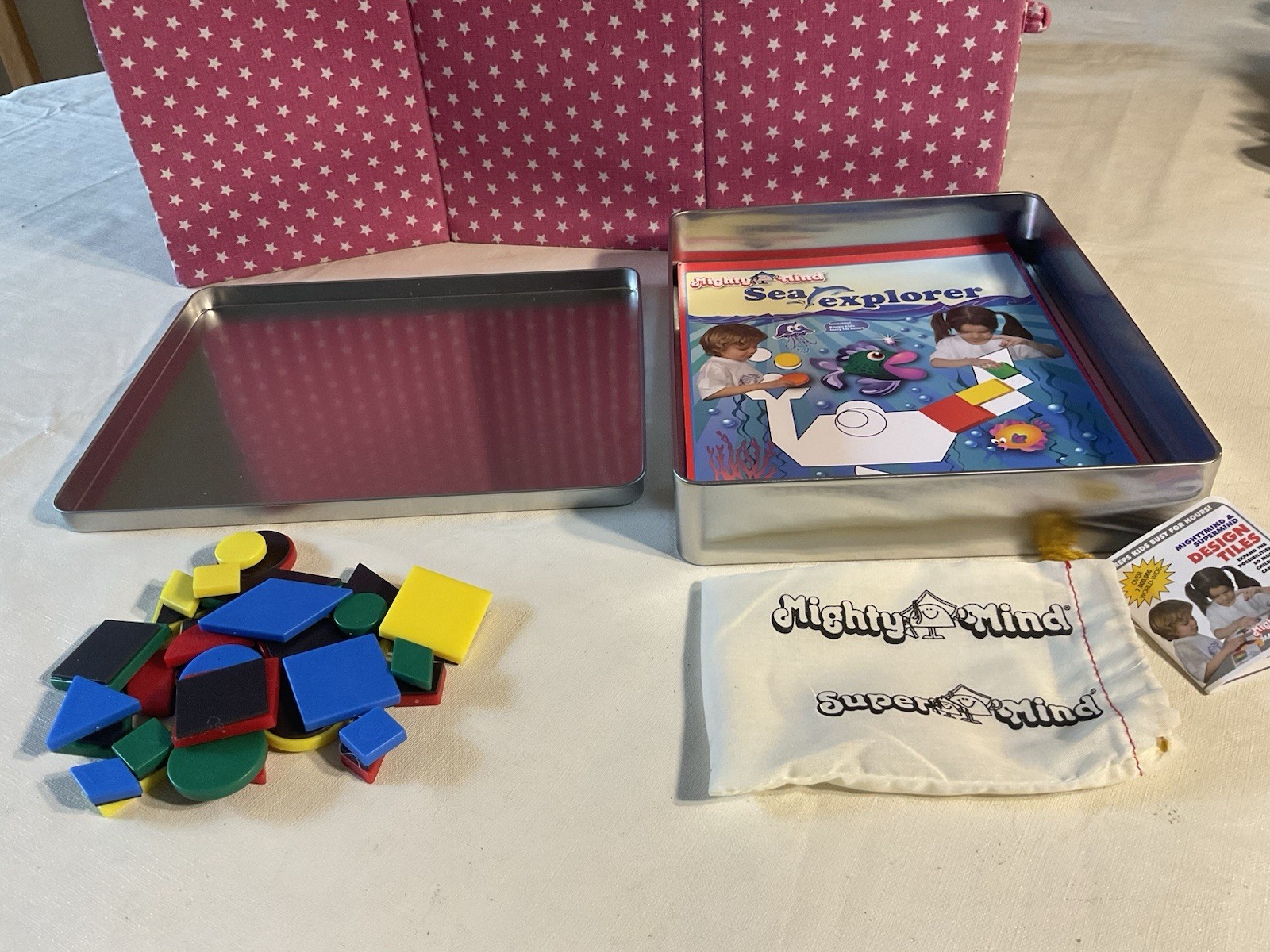 2008 LEISURE LEARNING MAGNETIC MIGHTY MIND SEA EXPLORER TILES & PATTERN CARDS