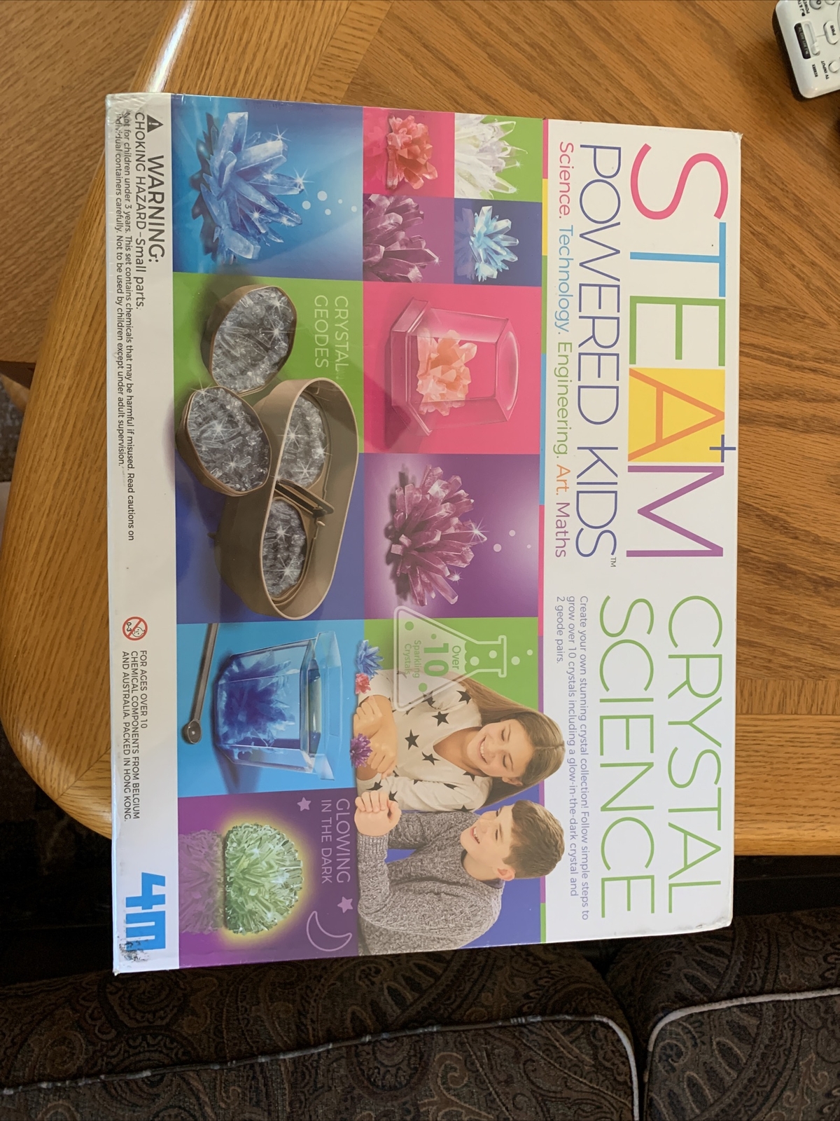 4M Deluxe Crystal Growing Combo Steam Science Kit – DIY Geology Chemistry Art…